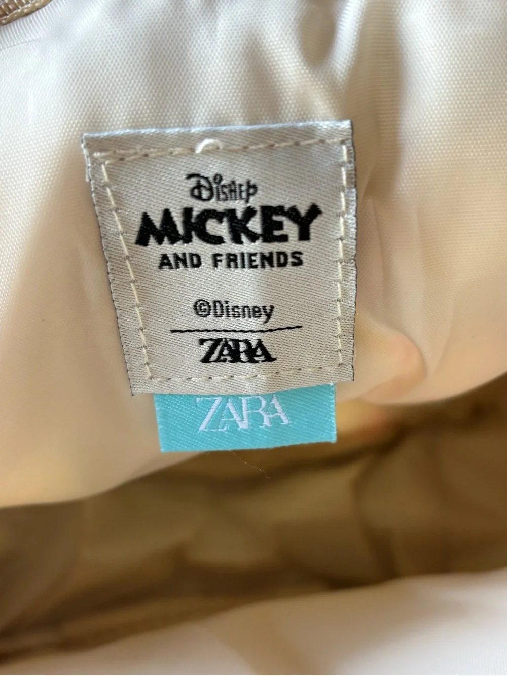 Mickey Mouse Multicolor Mini Backpack - Zara x Mickey & Friends Green Accent